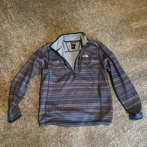 North Face 1/4 zip jacket